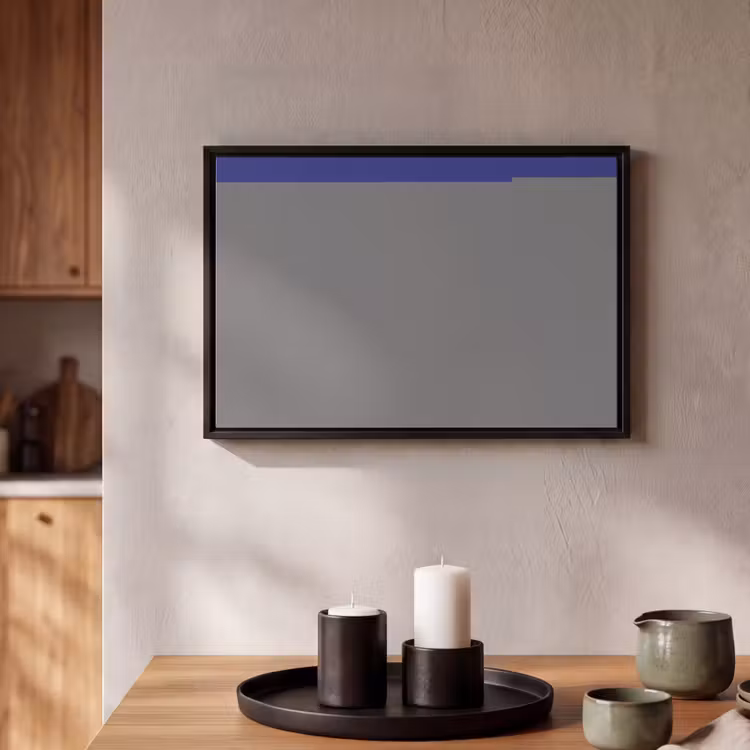 Slow down you're doing fine - Ster - Blauw Canvas met baklijst klein -atmosphere_sfeer2_global