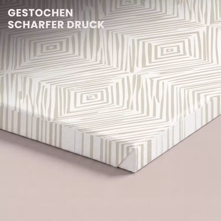 Abstract - Ruiten - Beige canvas 2cm klein 34 -closeup_print_DE