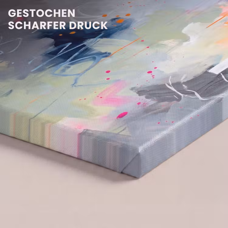 Abstract - Kleurrijk - Modern - Kunst canvas 2cm klein -closeup_print_DE