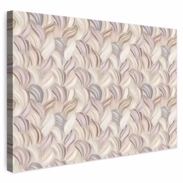 Abstract - Golvend - Pastel canvas 2cm klein 34 -3d