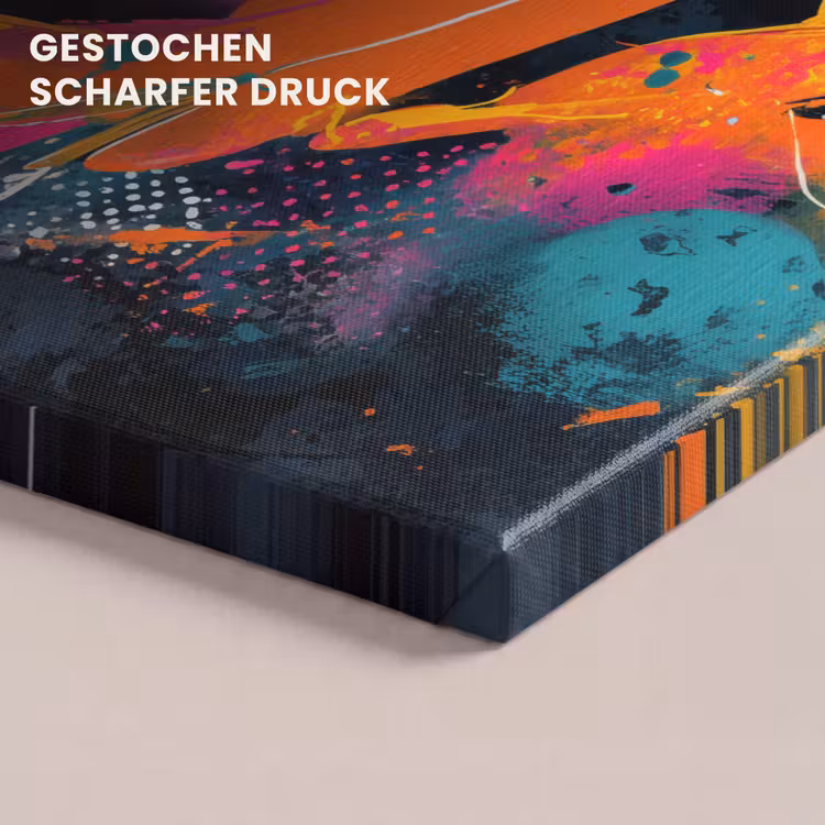 Abstract - Graffiti - Kleurrijk - Verfspatten canvas 2cm klein -closeup_print_DE