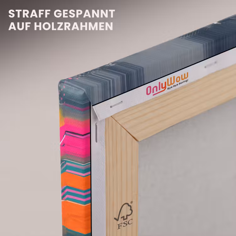 Abstract - Graffiti - Kleurrijk - Verfspatten canvas 2cm klein -uniquesellingpoint_afwerking-onlywow_DE