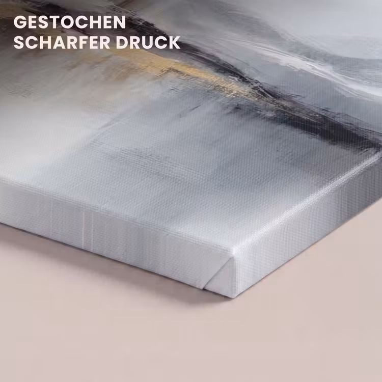 Abstract - Schilderij - Christendom - Kruis canvas 2cm klein -closeup_print_DE