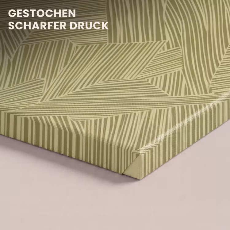 Abstract - Modern - Groen canvas 2cm klein 34 -closeup_print_DE