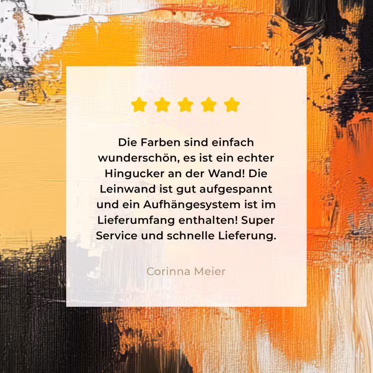 Abstract - Modern - Verflook - Herfst kleuren - Oranje canvas 2cm klein -sfeer3