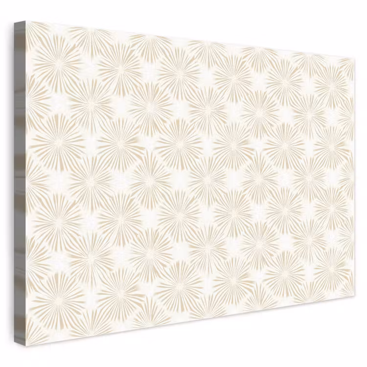 Abstract - Motief - Beige canvas 2cm klein 34 -3d