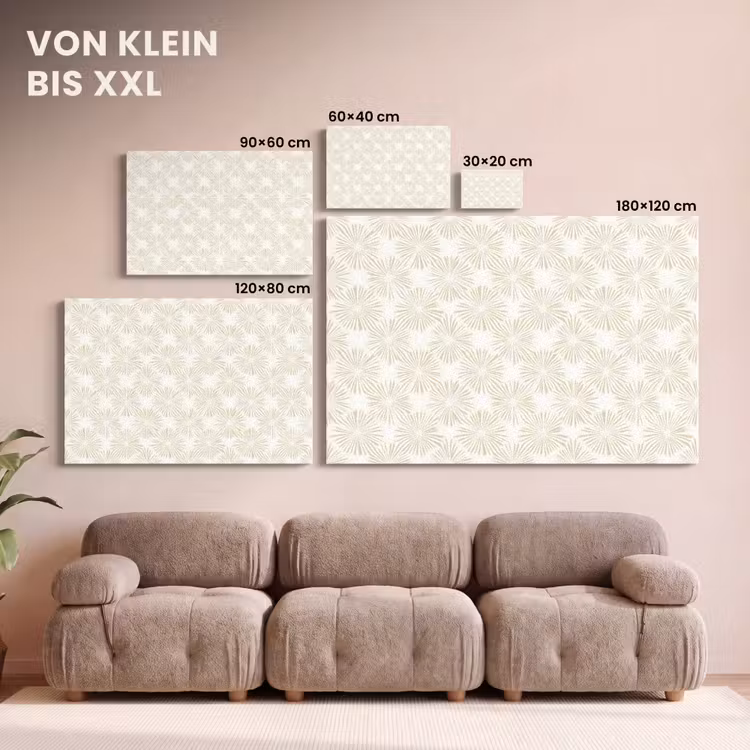 Abstract - Motief - Beige canvas 2cm klein 34 -Xsfeer8_DE