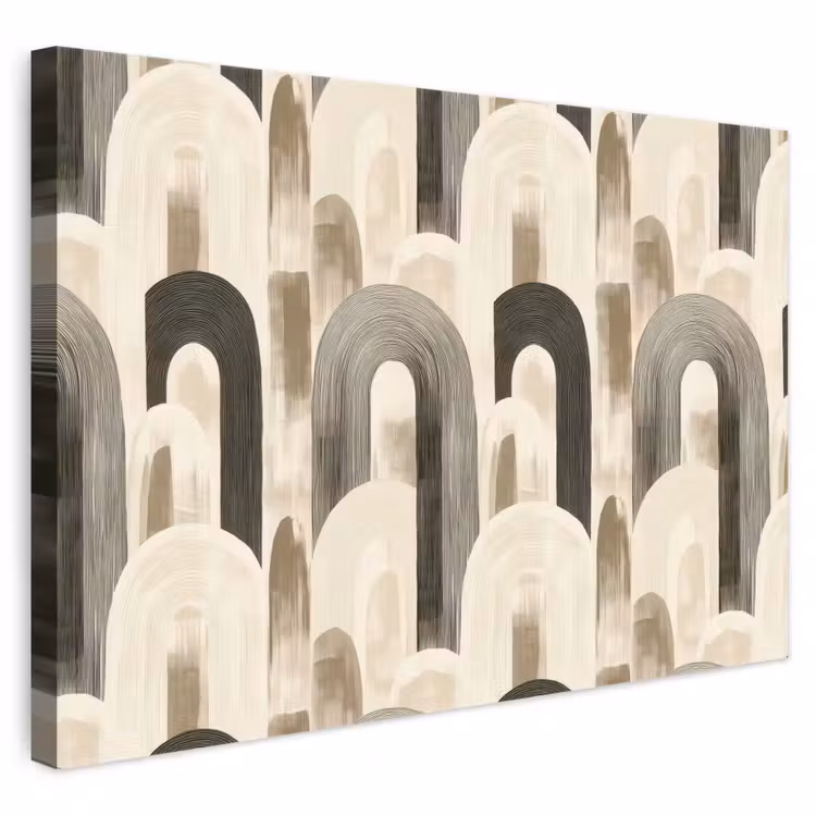 Abstract - Patroon - Bogen canvas 2cm klein 34 -3d