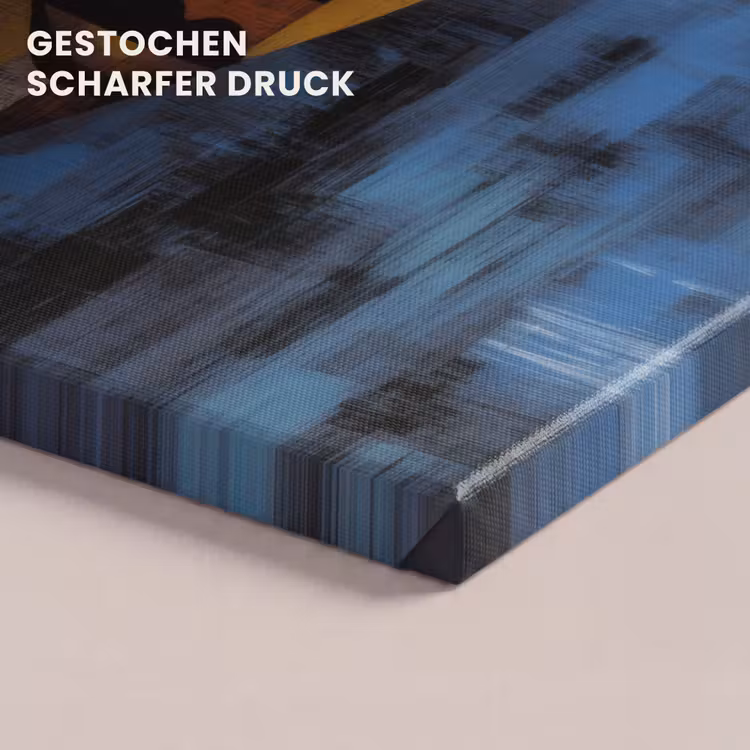 Abstract - Portret - Kleurvakken canvas 2cm klein -uniquesellingpoint_afwerking-onlywow_DE