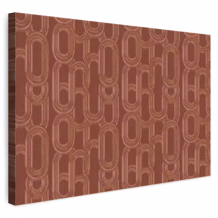 Abstract - Textuur - Bruin canvas 2cm klein 34 -3d