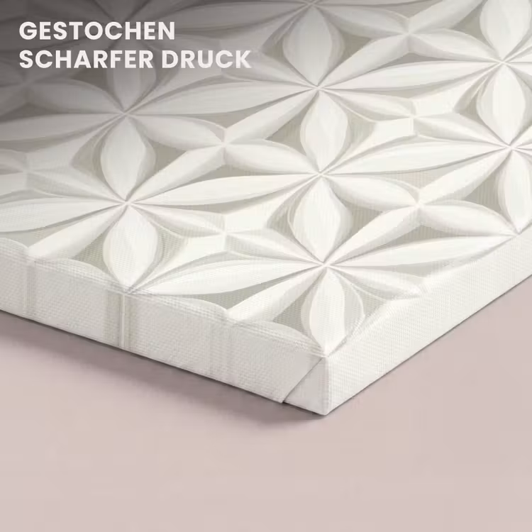 Abstract - Structuur - Grijs - Wit canvas 2cm klein 34 -closeup_print_DE
