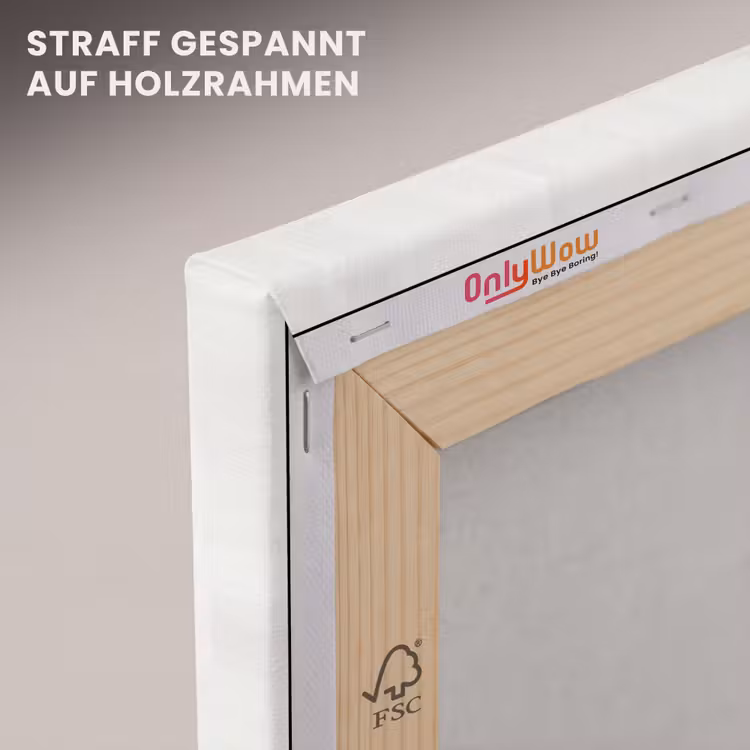 Abstractie - Gestapeld - Balans - Modern - Aardetinten canvas 2cm klein -uniquesellingpoint_afwerking-onlywow_DE