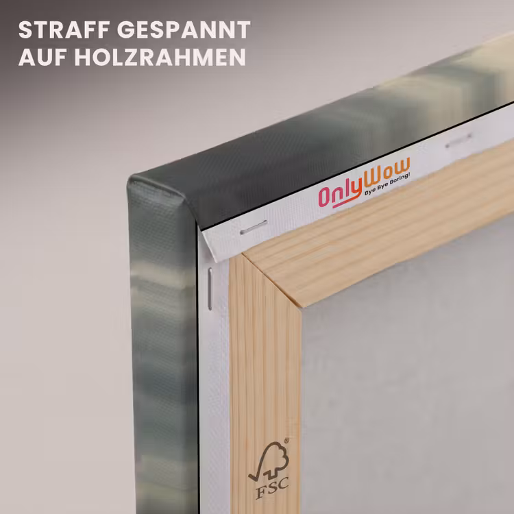 Afrikaanse olifant tegen de donkere wolken canvas 2cm klein -uniquesellingpoint_afwerking-onlywow_DE