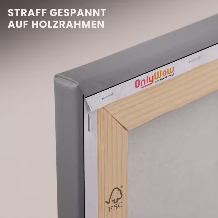 Alpaca - Pasta - Zwart - Wit - Grappig - Dieren canvas 2cm klein -uniquesellingpoint_afwerking-onlywow_DE