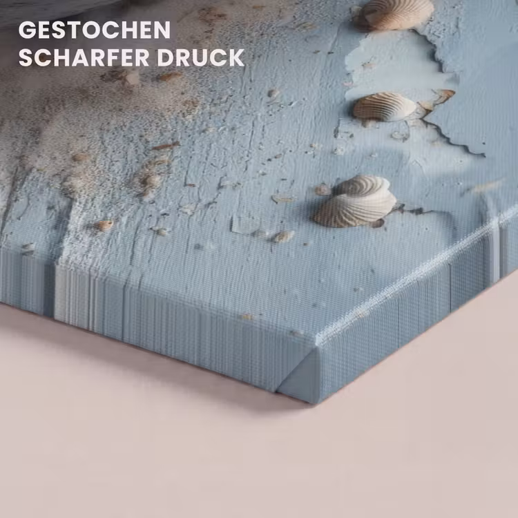 Anker - Hout - Schelpen - Zand canvas 2cm klein -uniquesellingpoint_afwerking-onlywow_DE