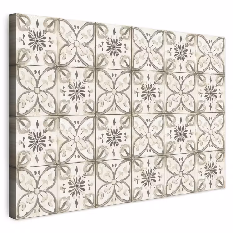 Antiek - Tegel - Beige canvas 2cm klein 34 -3d