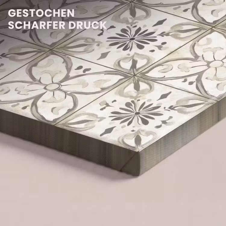 Antiek - Tegel - Beige canvas 2cm klein 34 -closeup_print_DE