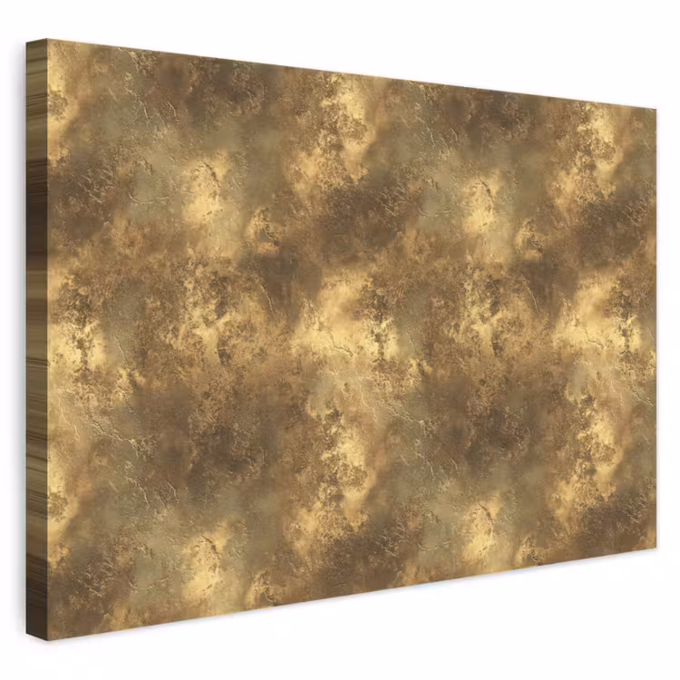 Antiek - Metaallook - Goud canvas 2cm klein 34 -3d