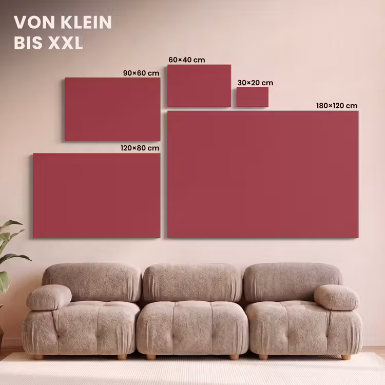 Antique - Ruby - Rood canvas 2cm klein 34 -Xsfeer8_DE