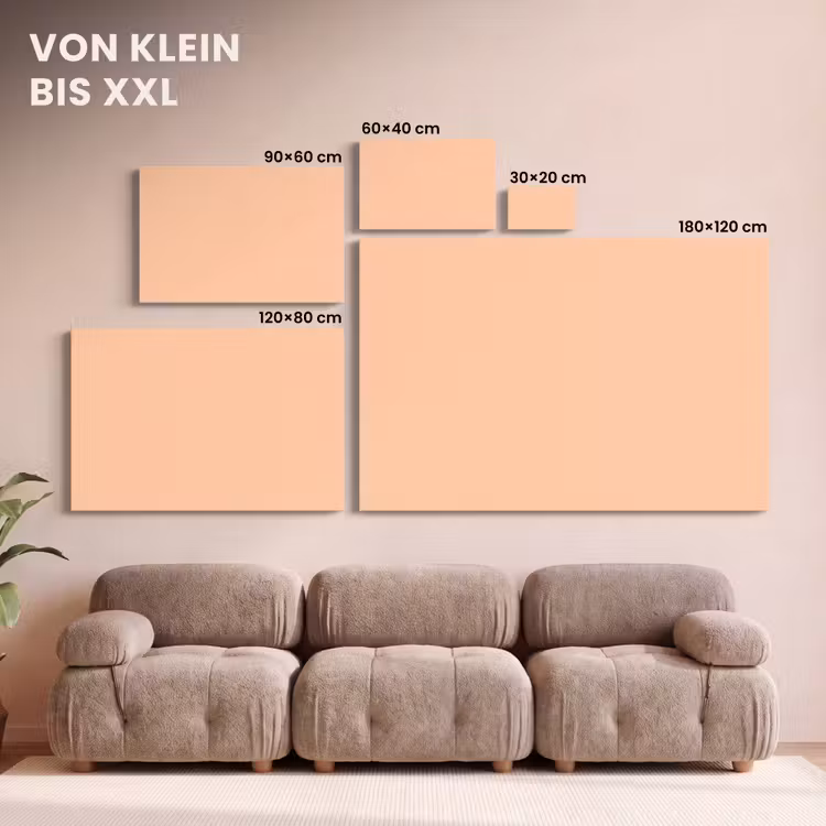 Apricot - Blush - Nude canvas 2cm klein 34 -Xsfeer8_DE