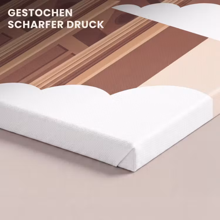 Architectuur - Brandenburg - Berlijn - Zonsondergang - Historisch canvas 2cm klein -closeup_print_DE