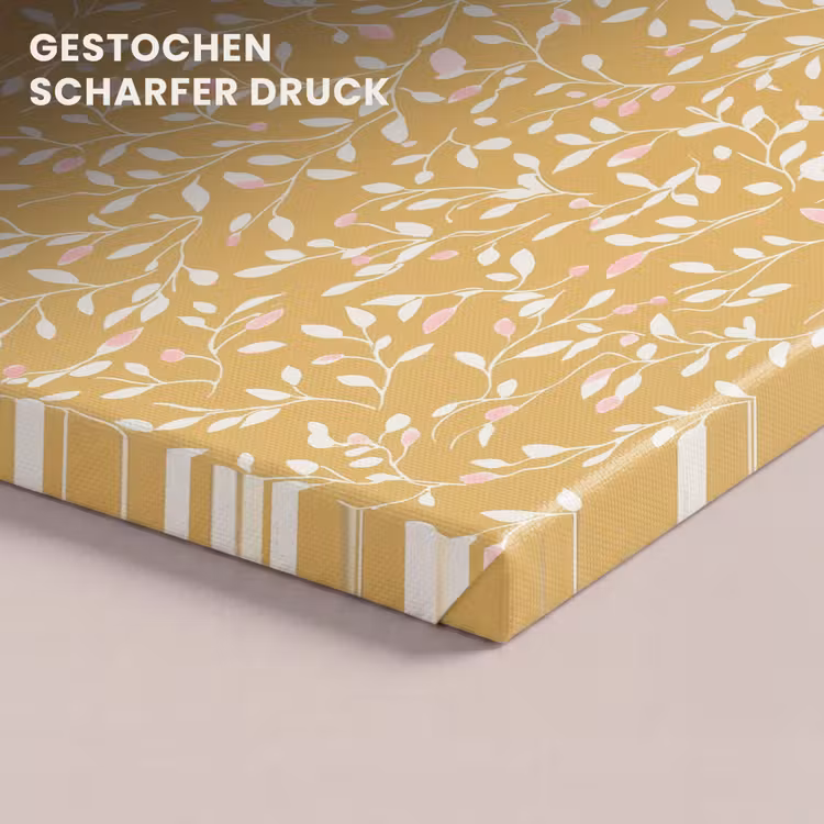Takjes - Patroon - Oker canvas 2cm klein 34 -closeup_print_DE