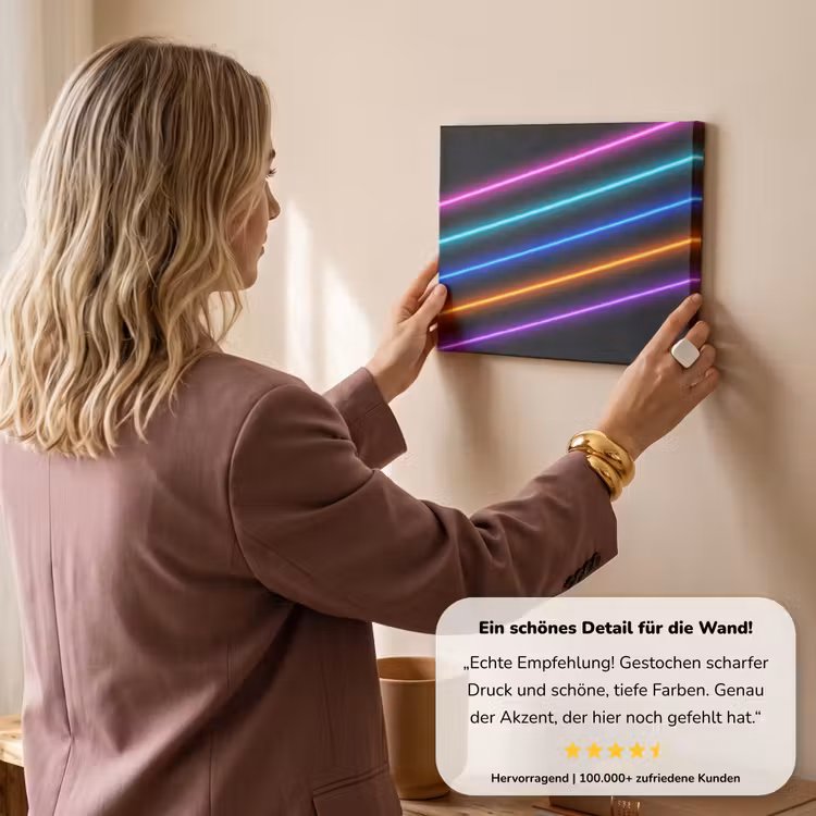 Esthetiek - Retro - Neon canvas 2cm klein -sfeer3