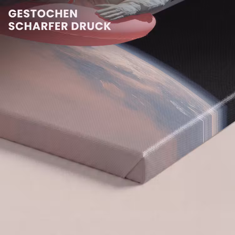 Astronaut - Flamingo - Zwemband - Roze canvas 2cm klein -closeup_print_DE