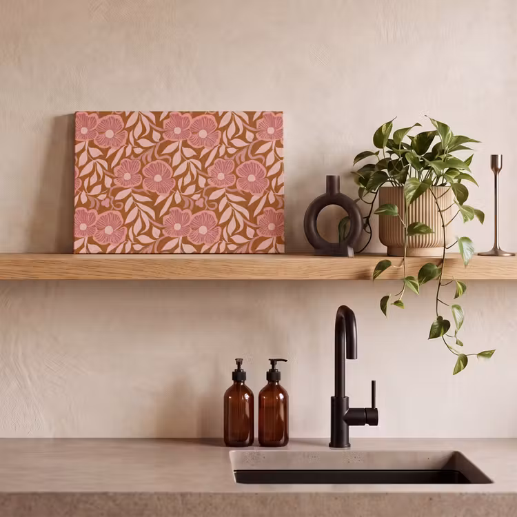 Sfeer - Bloemen - Roze canvas 2cm klein 34 -sfeer3
