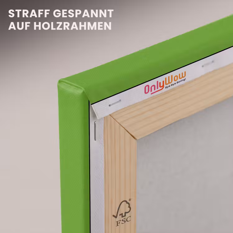 Avocado - Groen - Speels canvas 2cm klein -uniquesellingpoint_afwerking-onlywow_DE