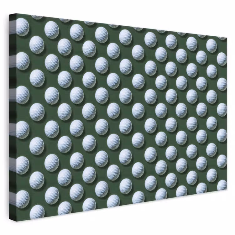 Ballen - Golf - Groen canvas 2cm klein 34 -3d