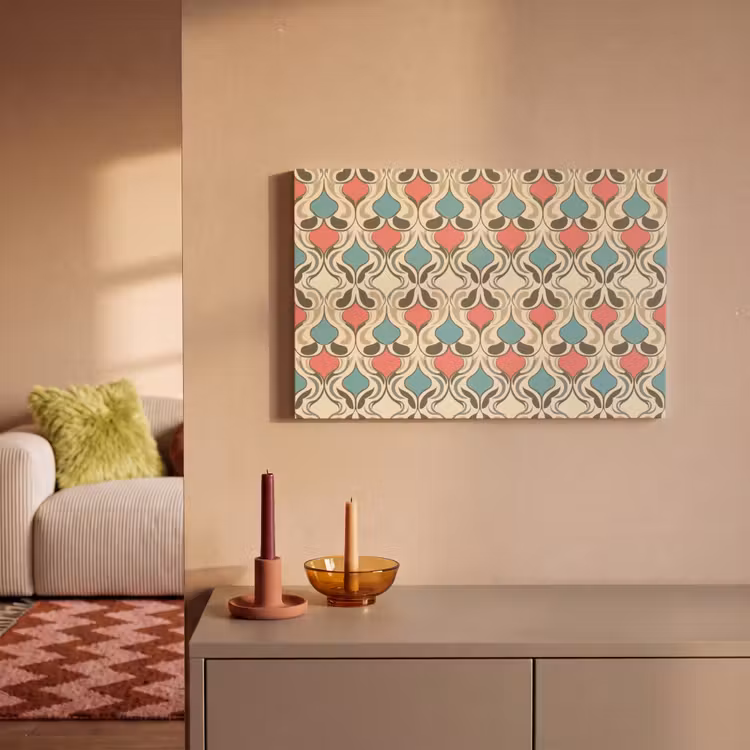 Barok - Retro - Kleurrijk canvas 2cm klein 34 -sfeer1