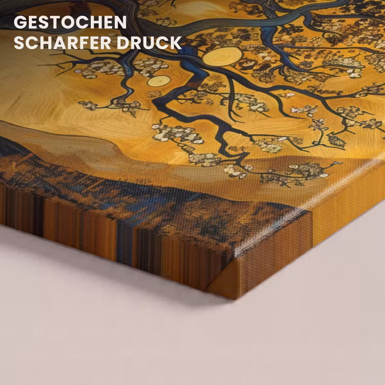 Boom - Levensboom - Abstract - Goud canvas 2cm klein -closeup_print_DE