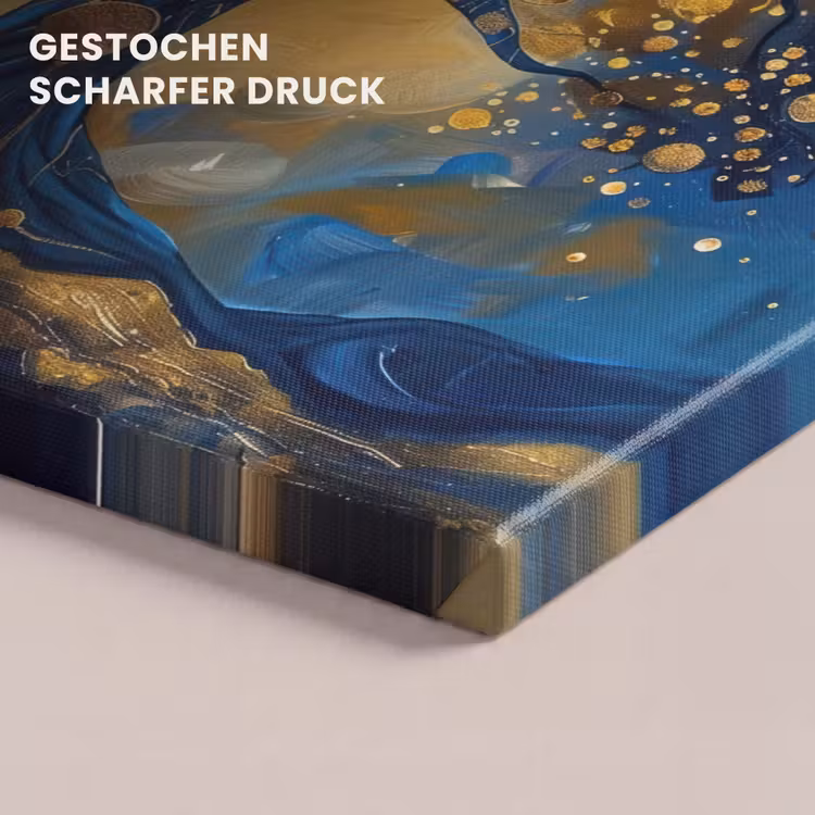 Boom - Levensboom - Blauw - Goud canvas 2cm klein -closeup_print_DE