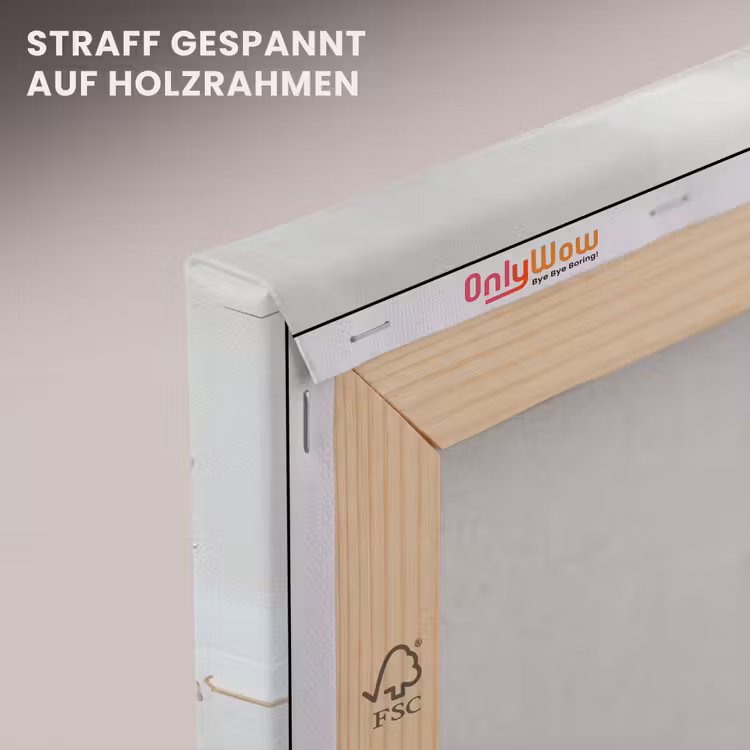 Boom - Beige - Goud - Verflook - Grijs canvas 2cm klein -uniquesellingpoint_afwerking-onlywow_DE