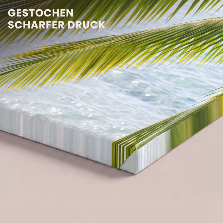 Boom - Bladeren - Water - Tropisch - Groen canvas 2cm klein -closeup_print_DE
