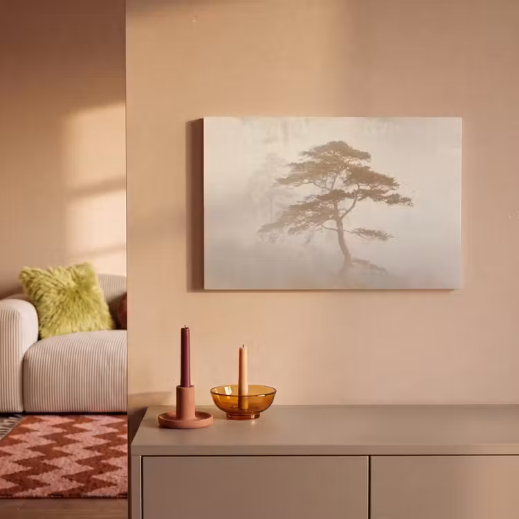Boom - Oosterse stijl - Landschap canvas 2cm klein -sfeer1