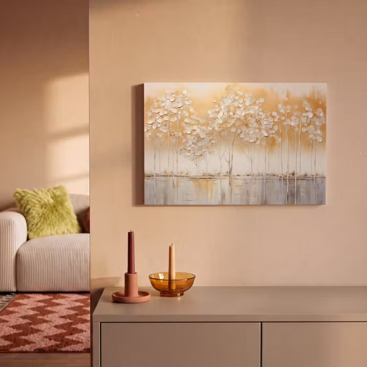 Bomen - Kunst - Acryl - Natuur canvas 2cm klein -sfeer1