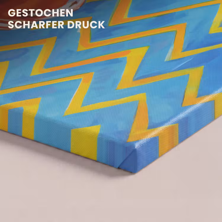 Mok - Koffie - Zigzag - Slagroom canvas 2cm klein -uniquesellingpoint_afwerking-onlywow_DE