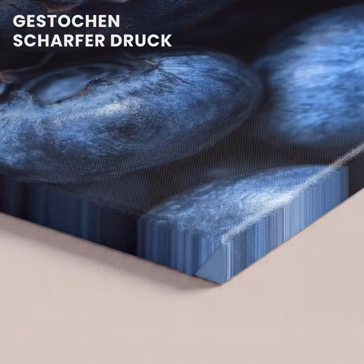 Bessen - Blauw - Fruit canvas 2cm klein -uniquesellingpoint_afwerking-onlywow_DE