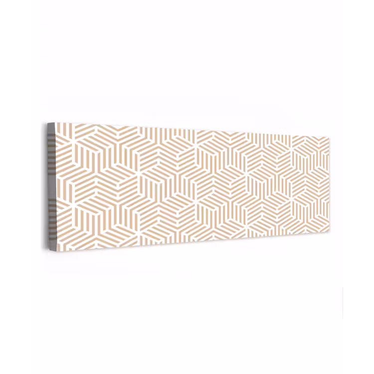 Beige - Geometrie - Patronen - Abstract canvas 2cm klein 828 -z3d