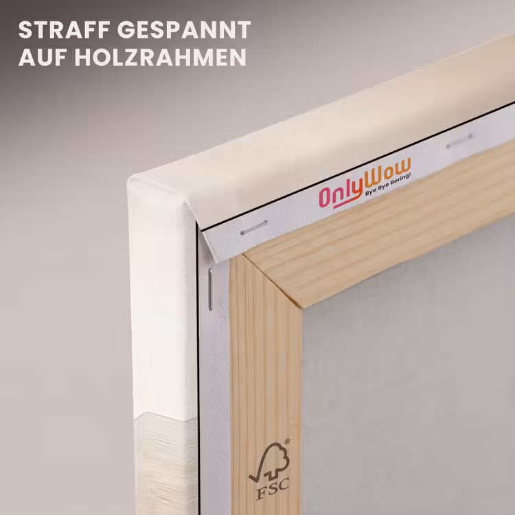 Beige - Heuvels - Patroon canvas 2cm klein -uniquesellingpoint_afwerking-onlywow_DE