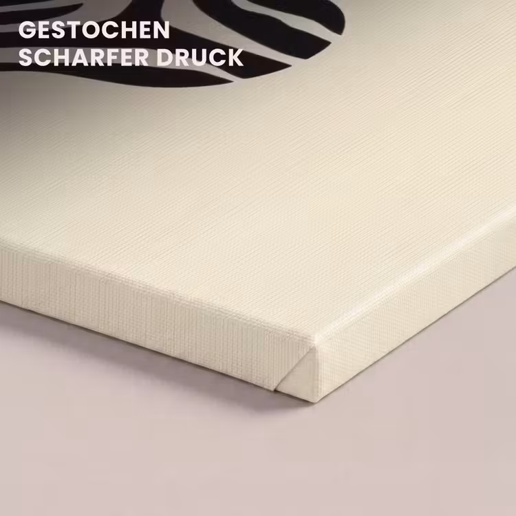 Beige - Lijnen - Golvend - Abstract canvas 2cm klein -uniquesellingpoint_afwerking-onlywow_DE