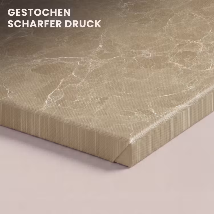 Beige - Marmer - Witte aders canvas 2cm klein 34 -closeup_print_DE