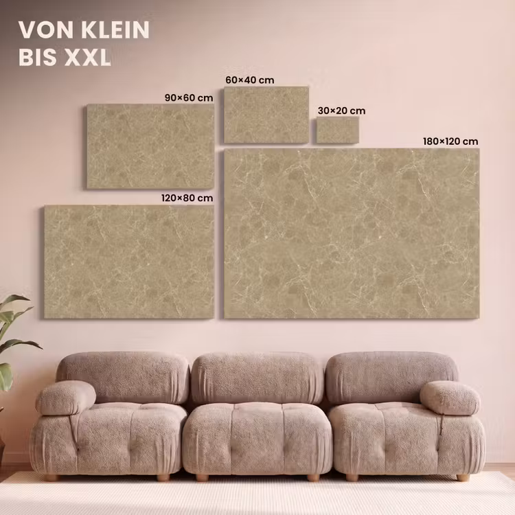 Beige - Marmer - Witte aders canvas 2cm klein 34 -Xsfeer8_DE