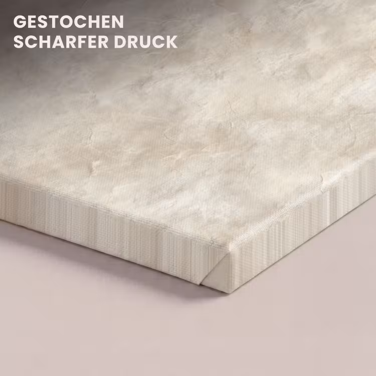 Beige - Reliëfstructuur - Natuursteen canvas 2cm klein 34 -closeup_print_DE