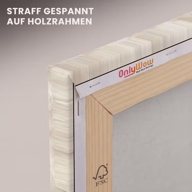 Beige - Reliëfstructuur - Natuursteen canvas 2cm klein 34 -uniquesellingpoint_afwerking-onlywow_DE