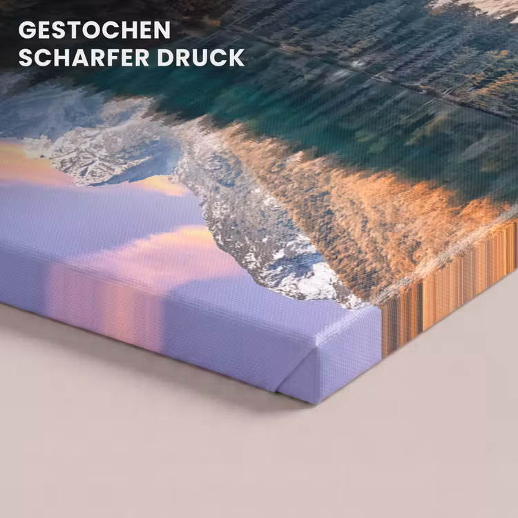 Bergen - Bos - Water - Lucht - Roze - Paars canvas 2cm klein -closeup_print_DE