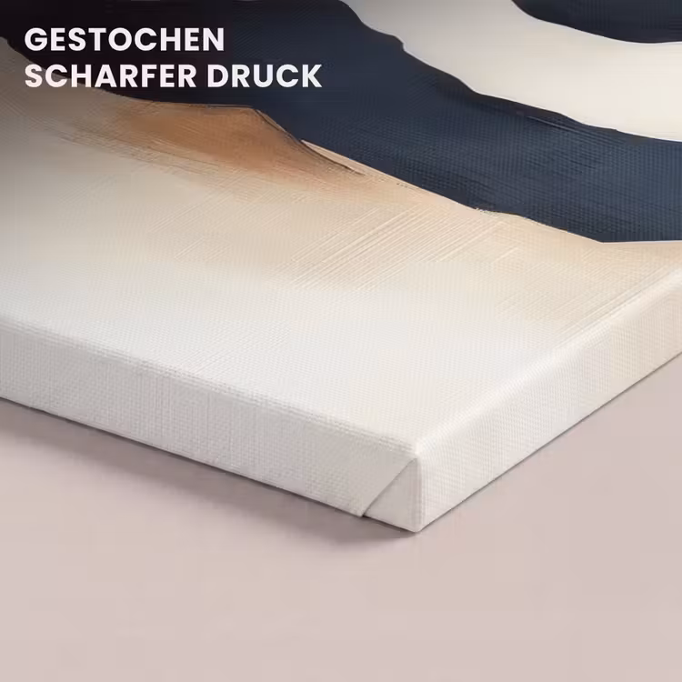Bergen - Donkerblauw - Landschap canvas 2cm klein -uniquesellingpoint_afwerking-onlywow_DE