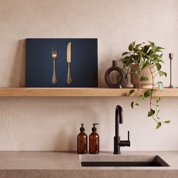 Bestek - Donkerblauw - Goud canvas 2cm klein -closeup_print_DE